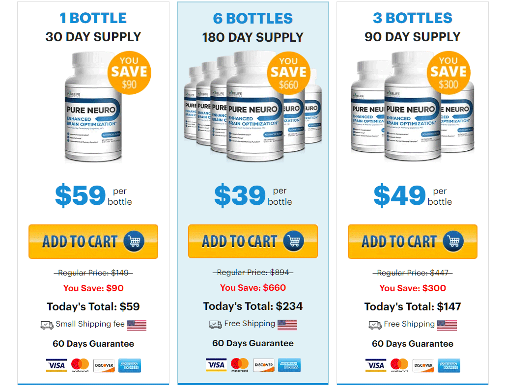 Pure Neuro Price